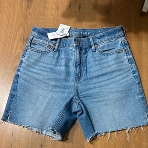 American Eagle Outfitters Women's Light Blue Jean Shorts